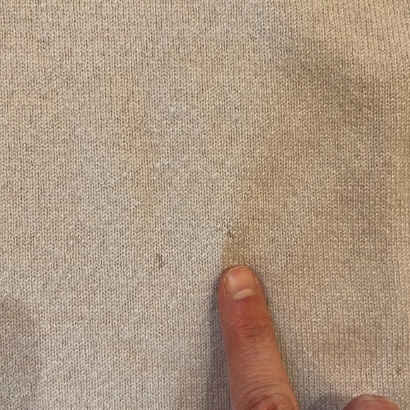 Michael Kors 100% Cashmere Short Sleeve Sweater Large L Lavender Violet EUC Top - Picture 12 of 14